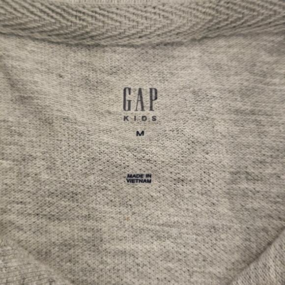 Gap Kids Polo Shirt Lot of 2 Boys M Gray Uniform Short Sleeve School Basics - Picture 5 of 8